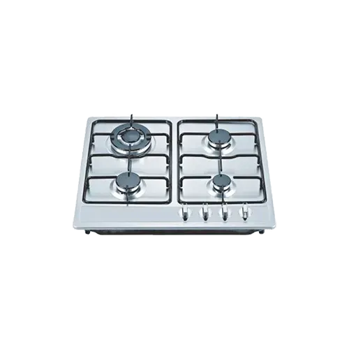 Built-in gas hob 590mm stainless steel 4 burners EMALL #EGH-S4032