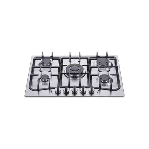 Built-in gas hob 680mm stainless steel 5 burners EMALL #EGH-S68-503