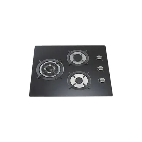 Built-in gas hob 600mm tempered glass 3 burners EMALL #EGH-G3004