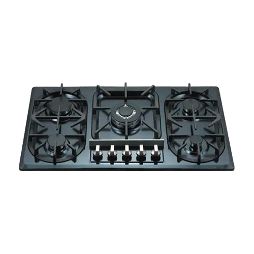 Built-in gas hob 860mm stainless steel 5 burners EMALL #EGH-S5107B