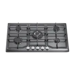 Built-in gas hob 860mm stainless steel 5 burners EMALL #EGH-S5135B