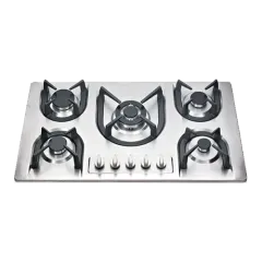 Built-in gas hob 900mm stainless steel 5 burners EMALL #EGH-S5001