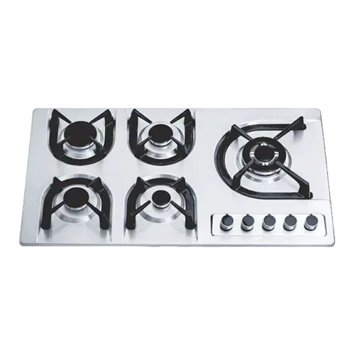 Built-in gas hob 900mm stainless steel 5 burners EMALL #EGH-S5002