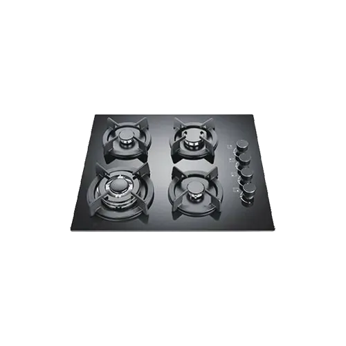 Built-in gas hob 600mm tempered glass 4 burners EMALL #EGH-G4004