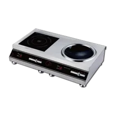 Commercial induction hob 5+5kW 2 heaters EMALL #ECIC-IC2004