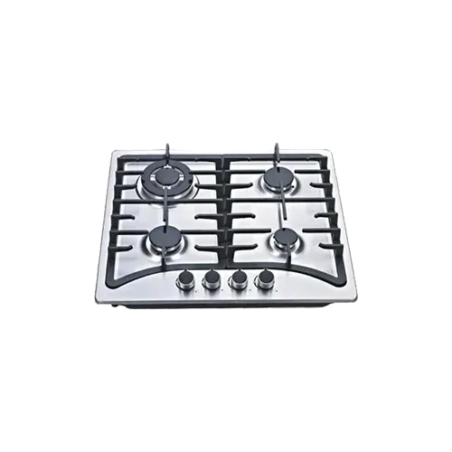 Built-in gas hob 590mm stainless steel 4 burners EMALL #EGH-S4001