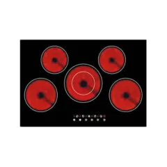 Built-in ceramic hob 5 heaters EMALL #ECH-CD5006