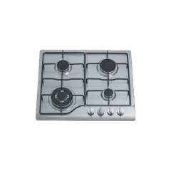 Built-in gas hob 590mm stainless steel 4 burners EMALL #EGH-S4040