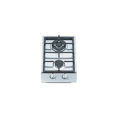 Built-in gas hob 310mm stainless steel 2 burners EMALL #EGH-S2001