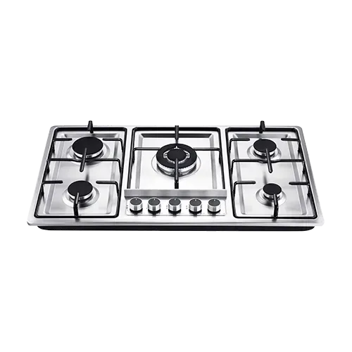 Built-in gas hob 860mm stainless steel 5 burners EMALL #EGH-S5149
