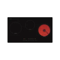 Built-in induction+ceramic hybrid hob 3 heaters EMALL #EICH-ICD3004