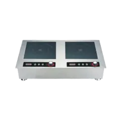 Commercial induction hob 5+5kW 2 heaters EMALL #ECIC-IC2007