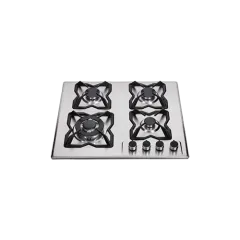 Built-in gas hob 590mm stainless steel 4 burners EMALL #EGH-S4059