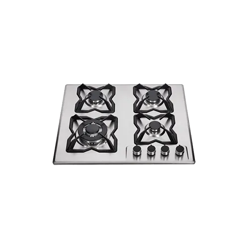 Built-in gas hob 590mm stainless steel 4 burners EMALL #EGH-S4059