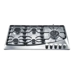 Built-in gas hob 910mm stainless steel 5 burners EMALL #EGH-S5123