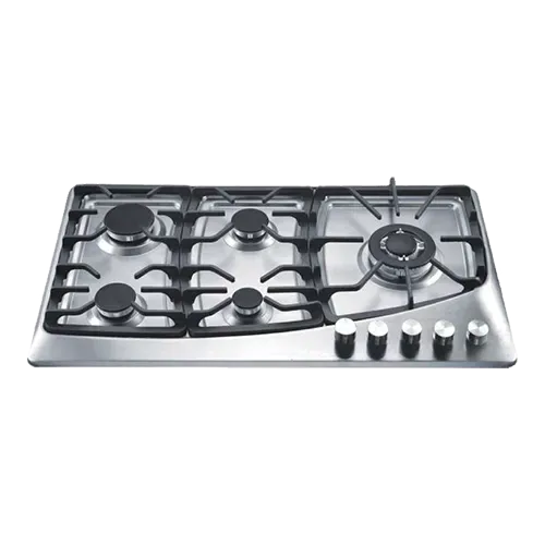 Built-in gas hob 910mm stainless steel 5 burners EMALL #EGH-S5123