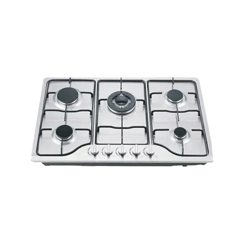 Built-in gas hob 760mm stainless steel 5 burners EMALL #EGH-S76-507