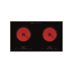 Built-in ceramic hob 2 heaters EMALL #ECH-CD2005
