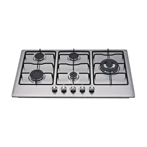 Built-in gas hob 860mm stainless steel 5 burners EMALL #EGH-S5087