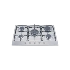 Built-in gas hob 680mm stainless steel 5 burners EMALL #EGH-S68-506