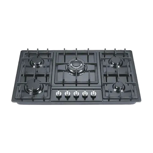 Built-in gas hob 860mm stainless steel 5 burners EMALL #EGH-S5139B