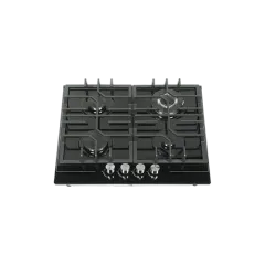 Built-in gas hob 600mm tempered glass 4 burners EMALL #EGH-G4028
