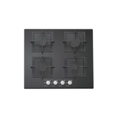 Built-in gas hob 600mm tempered glass 4 burners EMALL #EGH-G4014