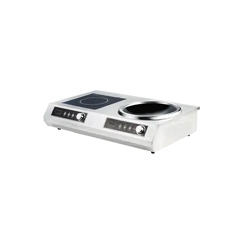 Commercial induction hob 5+5kW 2 heaters EMALL #ECIC-IC2002