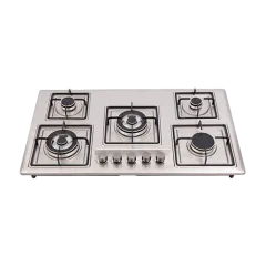 Built-in gas hob 860mm stainless steel 5 burners EMALL #EGH-S5095EC