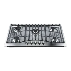 Built-in gas hob 900mm stainless steel 5 burners EMALL #EGH-S5071