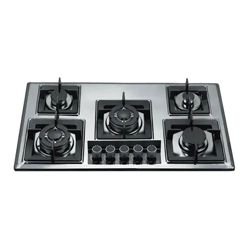 Built-in gas hob 900mm stainless steel 5 burners EMALL #EGH-S5104