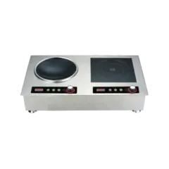 Commercial induction hob 5+5kW 2 heaters EMALL #ECIC-IC2006
