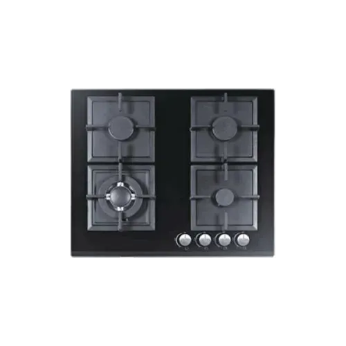 Built-in gas hob 600mm tempered glass 4 burners EMALL #EGH-G4015