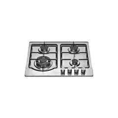 Built-in gas hob 590mm stainless steel 4 burners EMALL #EGH-S4052