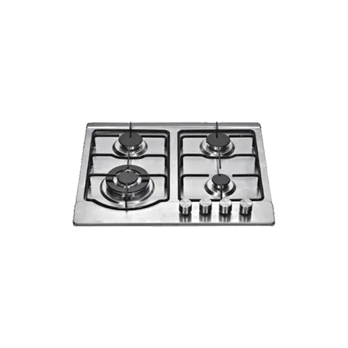 Built-in gas hob 590mm stainless steel 4 burners EMALL #EGH-S4052