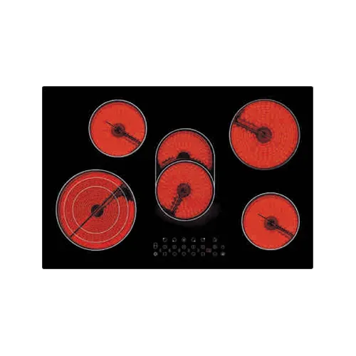 Built-in ceramic hob 5 heaters EMALL #ECH-CD5003