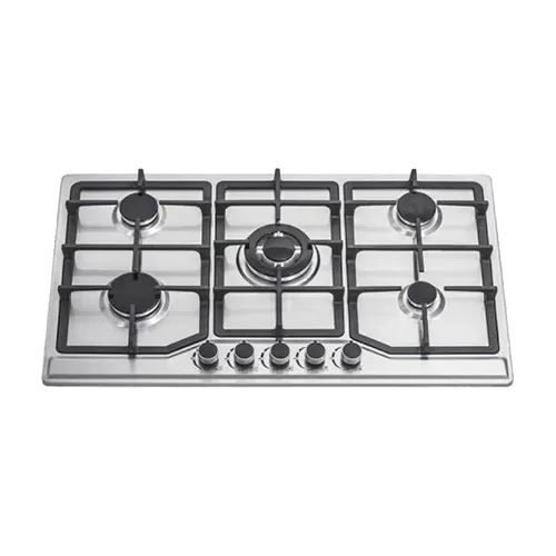 Built-in gas hob 860mm stainless steel 5 burners EMALL #EGH-S5135
