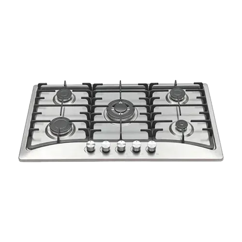 Built-in gas hob 860mm stainless steel 5 burners EMALL #EGH-S5007