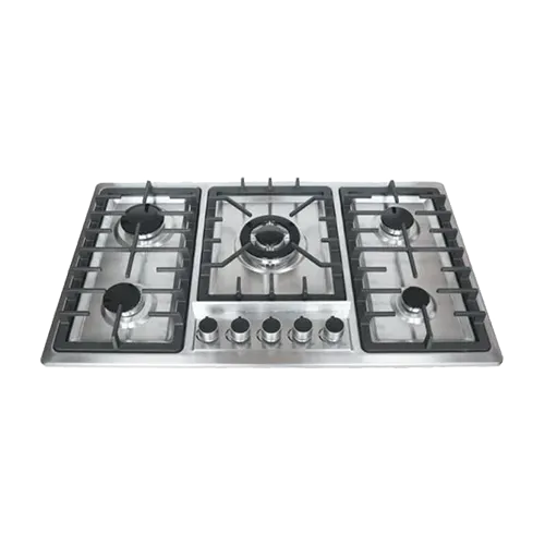 Built-in gas hob 860mm stainless steel 5 burners EMALL #EGH-S5014