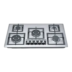 Built-in gas hob 900mm stainless steel 5 burners EMALL #EGH-S5095