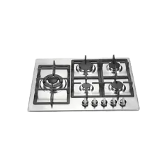 Built-in gas hob 680mm stainless steel 5 burners EMALL #EGH-S68-502