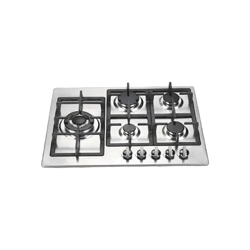 Built-in gas hob 680mm stainless steel 5 burners EMALL #EGH-S68-502