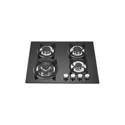 Built-in gas hob 600mm tempered glass 4 burners EMALL #EGH-G4002S
