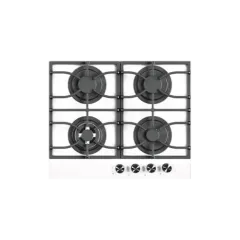 Built-in gas hob 600mm tempered glass 4 burners EMALL #EGH-G4022W