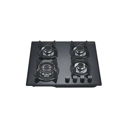 Built-in gas hob 600mm tempered glass 4 burners EMALL #EGH-G4002C
