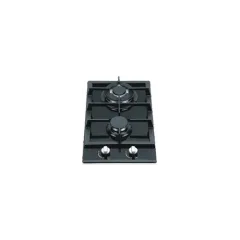 Built-in gas hob 320mm tempered glass 2 burners EMALL #EGH-G2006