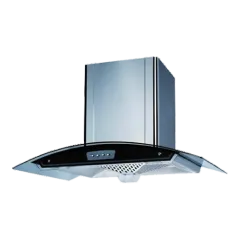Curved glass range hood 90/80/70/60cm series EMALL #ERH-HZ9001