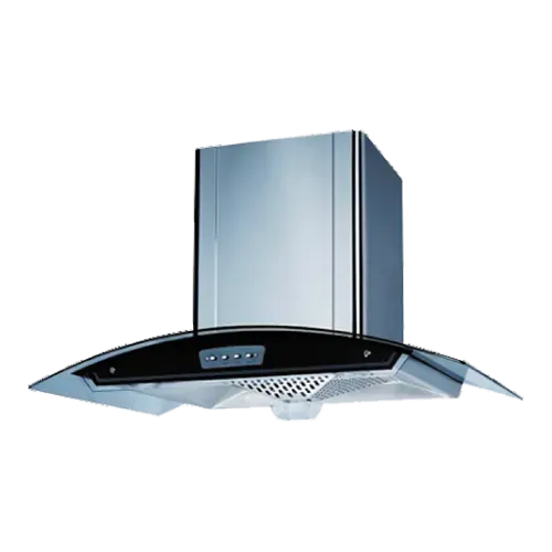 Curved glass range hood 90/80/70/60cm series EMALL #ERH-HZ9001