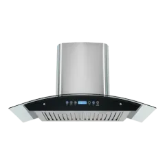 Curved glass range hood 90/80/70/60cm series EMALL #ERH-HP9022S