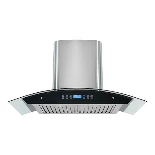 Curved glass range hood 90/80/70/60cm series EMALL #ERH-HP9022S
